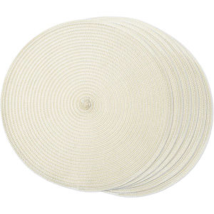 Style français Boho Table à manger napperons coton lin papier imperméable festonné Jute Fiesta napperons mariage cuisine utilisation - Product Image 2