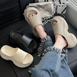 Women's Platform Sandals Thick Sole Slip On Summer Beach Shoes For Adults - Product Image 1