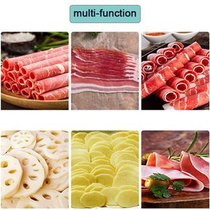 Rebanadora de Carne Congelada Automática de Sobremesa para Cordero, Res, Patatas y Zanahorias de 12/13 Pulgadas, Precio de Fábrica - Product Image 2