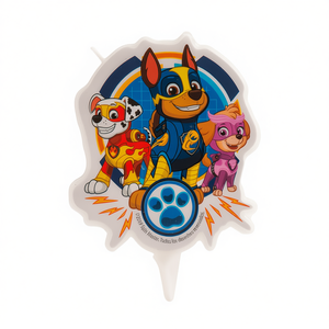 Bougie d'anniversaire Paw Patrol 7,5 cm, accessoire de décoration de gâteau, lot de 2 - Product Image 2