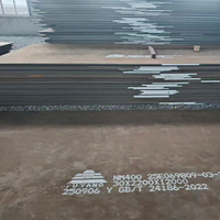 Plaque anti-usure Creusabro 8000 NM400 NM500 50 mm x 1200 mm x 2400 mm pour pièces de machines de construction, plaque en acier dur anti-usure
