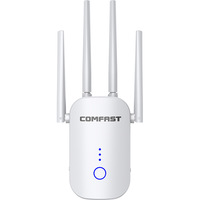 COMFAST CF-WR758AC V3 802.11ac Double bande 1200M Répéteur Quatre antennes Signal WiFi à travers le mur Amplificateur