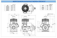 Compresseur à piston semi-hermétique Carrier Carlyle 10HP 06DR3370DC06A0 pour entrepôt frigorifique/usine de crème glacée