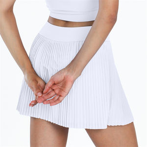 RTS女式褶网球裙带口袋短裤运动裙交叉高腰健身房高尔夫Skorts健身运动裙 - Product Image 4