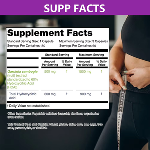Hot Selling Garcinia Cambogia Capsules Adult Dietary <b>Supplement</b> for Weight Loss Immunity Boost and Energy Enhancement - Product Image 2