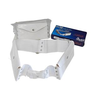 <span class=keywords><strong>Ceinture</strong></span> ethnique blanche pour hommes musulmans, Ihram pour la pèlerinage, avec boucle en résine à anneau en D, <span class=keywords><strong>deux</strong></span> poches, logo imprimé en fer, marque Boran, décontractée - Product Image 6