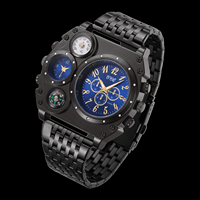 Ensemble de 4 montres à quartz pour hommes, port décontracté, cadeau d'anniversaire PRO06