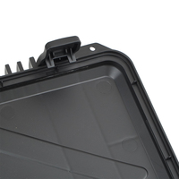 Étui à outils professionnel noir élégant et résistant aux chocs avec mousse de boîte à outils personnalisable OEM pour un rangement et une organisation sécurisés des équipements