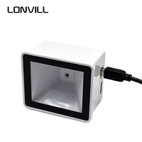 Escáner de Código de Barras LONVILL MultiInterfaz USB HID Virtual COM UART TTL CMOS con Interfaz COM para Kiosco de Autoservicio