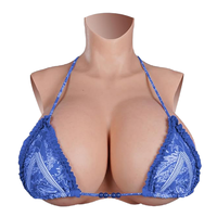 Fournitures de travestissement pour hommes, formes de seins en silicone, faux seins pour drag queens et streamers, soutiens-gorge rembourrés respirants
