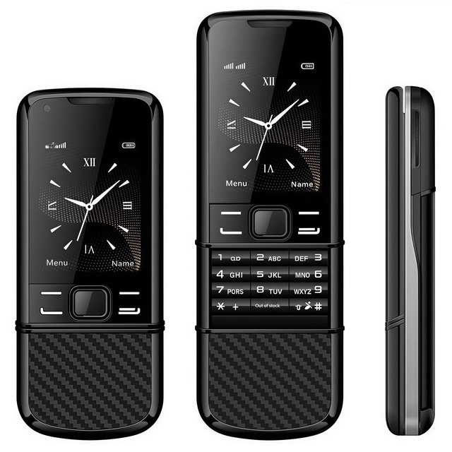 Cross-border Foreign Trade New 8800A Seniors Phone 2G Non-smart Slide Cover Dual SIM Dual Mode Support Memory Card Spare Mobile