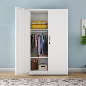 Armario Moderno Minimalista con Puerta Abatible y Cerradura, Mueble de Almacenamiento para Dormitorio, Ideal para Alquiler - Product Image 4