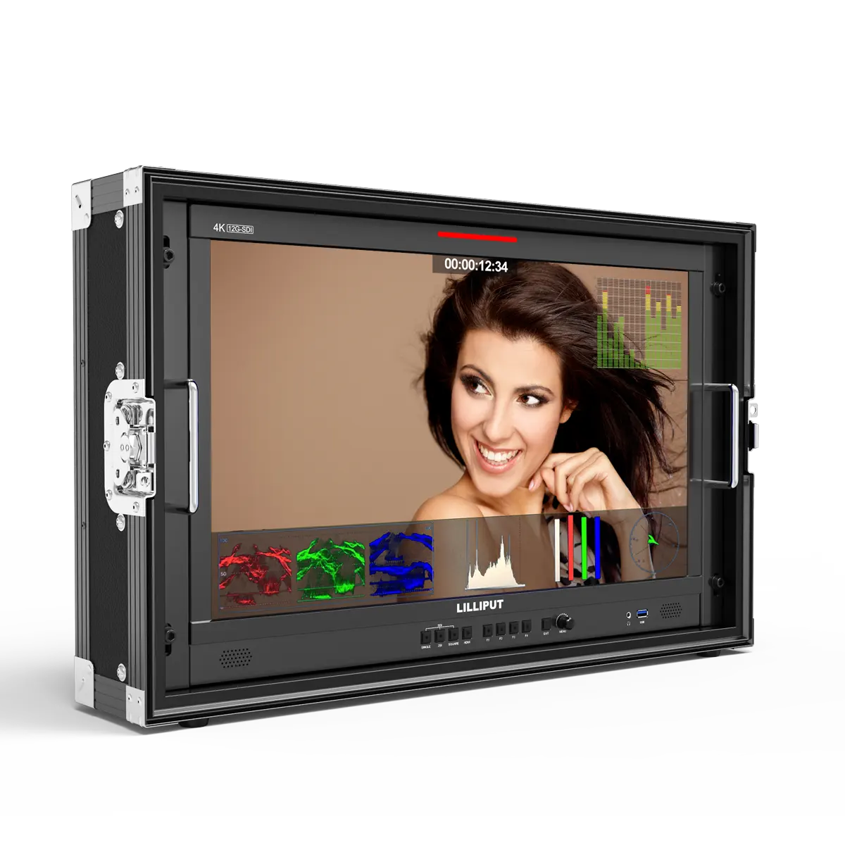 LILLI PUT 15 Zoll 4K 12G SDI HDMI 2.0 SFP 3D-LUT HDR Broadcast Produktions studio Monitor Director Monitor für CCTV