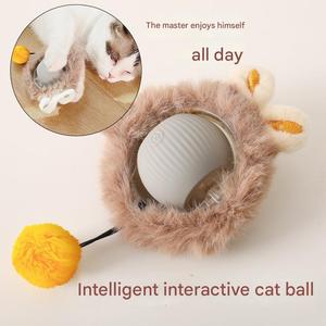 New <b>Automatic</b> Interactive <b>Cat</b> <b>Toy</b> Ball-Food Grade Silicone - Product Image 4