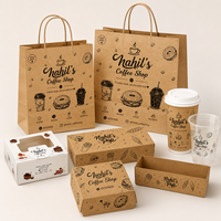 Fabricant de contenants jetables en carton pour emballages alimentaires personnalisés et durables (burgers, frites) pour les chaînes de cafés