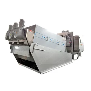 Tự động vít Báo Chí bùn dewatering Máy techase cho công nghiệp xử lý nước thải nhà máy xử lý