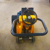 Machine à meuler le béton électrique automatique sans poussière, haute efficacité, outil de polissage du ciment portable