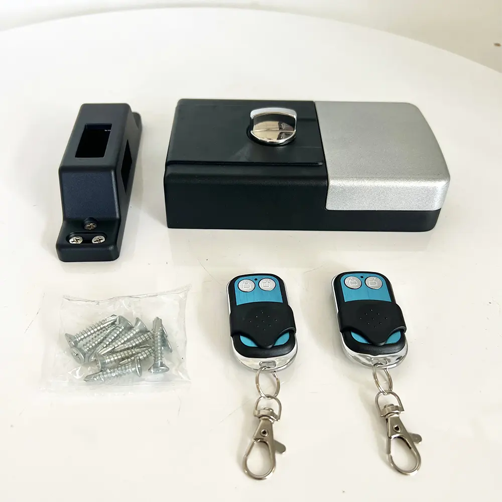Cerradura oculta para puerta de madera electrónica RFID inteligente, aplicación remota sin llave, cerradura invisible