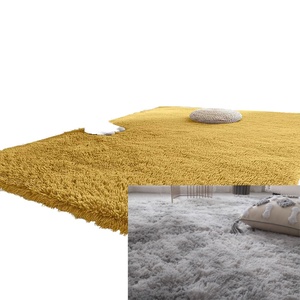 Tappeto Shaggy a pelo lungo all'ingrosso della fabbrica di tappeti nordici e tappeti camera da letto soggiorno Custom Area tappeti soffice stile moderno - Product Image 1