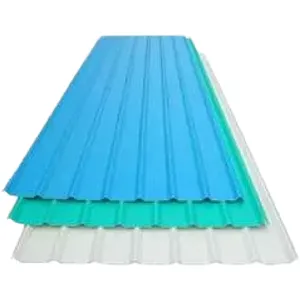 Matériau de construction en plastique ondulé Feuille de toiture en PVC