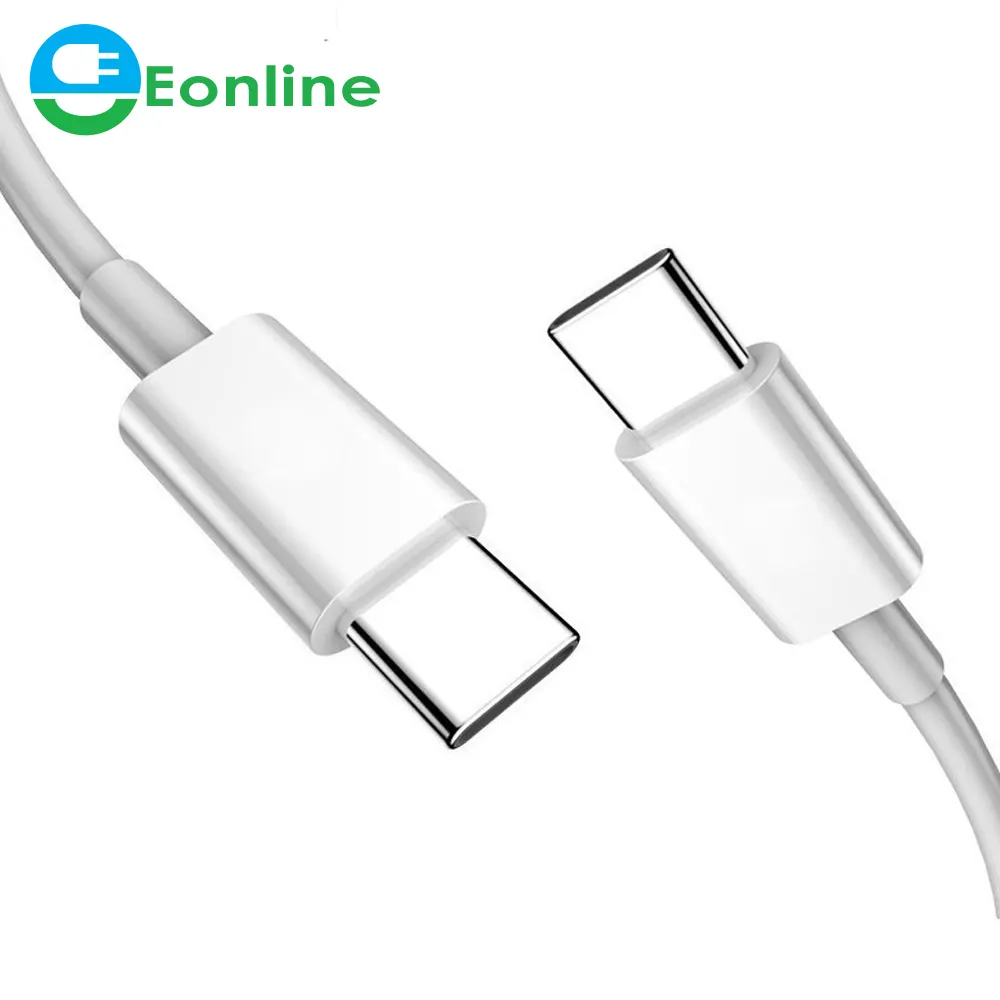 EONLINE 20W 100W 27W 1M 2M סוג C כדי USB C כבל מטען כבל עבור סמסונג 60W פ"ד USB-C טעינה QC 3.0 טעינה מהירה
