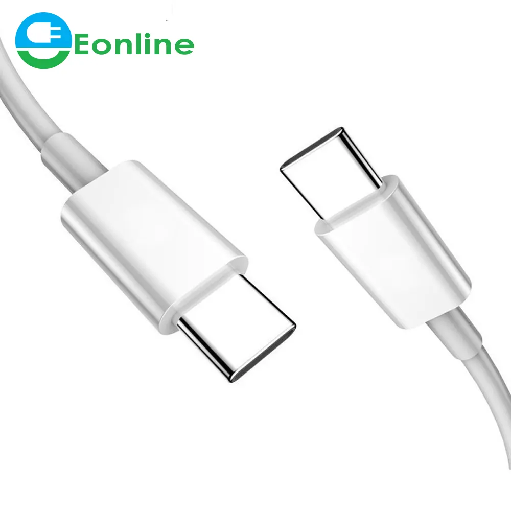 EONLINE 20W 100W 27W 1M 2M Tipo C para C USB Cabo Do Carregador de Cabo para Samsung 60W PD USB-C carregamento QC 3.0 de Carga Rápida