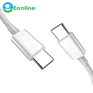 lg v20 koord type c Suppliers-Eonline Type C Naar Usb C Kabel Lader Kabel Voor Samsung 60W Pd USB-C Opladen Qc 3.0 Quick Charge data Cord