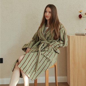 Bata de Baño de Algodón 100%, Bata de Baño Suave para Parejas, Bata de Dormir para Hombre y Mujer, Ropa de Dormir Masculina Informal para el Hogar, Bata de Hotel - Product Image 4