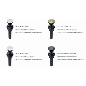 Thiết kế hiện đại <span class=keywords><strong>pop</strong></span>-<span class=keywords><strong>up</strong></span> lưu vực Chất Thải Bồn Rửa cống với tràn bấm vào Clack rửa lưu vực cống - Product Image 5