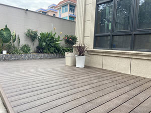 Plancher en WPC d'extérieur, design sans joint, protection anti-UV, surface en relief 3D, style européen, pour la <span class=keywords><strong>construction</strong></span> de terrasses de sous-sol - Product Image 6