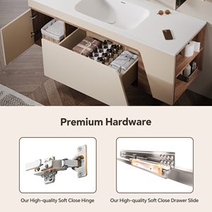 Meuble-lavabo <span class=keywords><strong>de</strong></span> <span class=keywords><strong>salle</strong></span> <span class=keywords><strong>de</strong></span> <span class=keywords><strong>bain</strong></span> moderne et minimaliste avec vasque, meuble-lavabo suspendu personnalisable avec <span class=keywords><strong>miroir</strong></span> LED intelligent, armoire <span class=keywords><strong>de</strong></span> <span class=keywords><strong>salle</strong></span> <span class=keywords><strong>de</strong></span> <span class=keywords><strong>bain</strong></span> avec vasque - Product Image 5