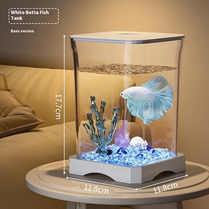 Jeneca Betta <span class=keywords><strong>Aquarium</strong></span> moderne de <span class=keywords><strong>20L</strong></span> en plastique écologique pour le salon - Product Image 3
