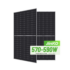 Монокристаллические фотоэлектрические модули Jinko 570W 575W 580W 585W 590W, солнечные панели Jinko Tiger Neo N-типа, двусторонние, цена - Product Image 2