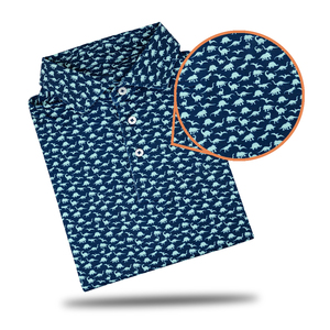 Fabricante de ropa de lujo de alta calidad Atlético 75% poliéster 25% Spandex Personalizados Golf Polo camisa logotipo personalizado - Product Image 6