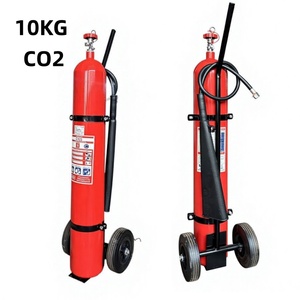 Extincteur à CO2 sur roues de 10 kg, certifié CE, mobile, pour salle électrique industrielle - Product Image 1