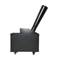 Canon à confettis manuel MOKE Mini CO2, lanceur de confettis arc-en-ciel avec valise de transport pour mariage, scène, fête, événement