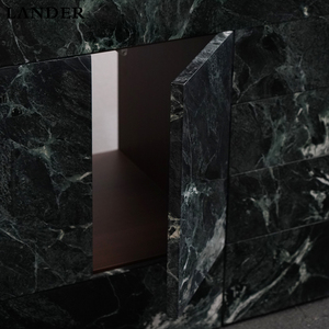 Lavabo de Mármol Verde Alpi Landerstone, Muebles de Baño con Piedra Natural, Lavabo de Mármol Verde - Product Image 4