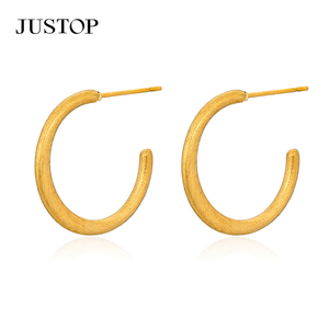 Trending Hoop <b>Earrings</b> Stainless Steel 18K Gold Plated Hypoallergenic Women's Fashion Jewelry OEM/OEM Waterproof - Product Image 6