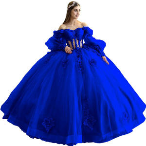 <span class=keywords><strong>Robe</strong></span> de soirée longue en mousseline de soie et dentelle, style <span class=keywords><strong>robe</strong></span> de bal, pour femmes, robes de mariée grande taille - Product Image 2