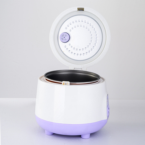 Cuisinière à riz électrique Kenly Mini 1,6 L en acier inoxydable avec cuve antiadhésive, tasse doseuse en plastique, portable, cuisson rapide, intelligente - Product Image 5