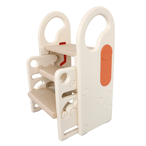 Escabeau télescopique compact <span class=keywords><strong>3</strong></span> marches pliable, Tour d'apprentissage Montessori pour enfants, pour la maison - Product Image 3
