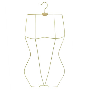Appendiabiti LINDON <span class=keywords><strong>in</strong></span> <span class=keywords><strong>Metallo</strong></span> Dorato a Forma di Corpo Intero <span class=keywords><strong>per</strong></span> Esporre <span class=keywords><strong>Abiti</strong></span>, Bikini e Lingerie - Product Image 5
