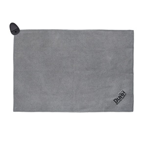 Toalla de gimnasio de microfibra Toalla de golf bordada con bolsillo con cremallera de impresión de color sólido y técnicas impresas con imán - Product Image 1