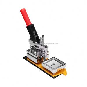 ชุดเครื่องทำแม่เหล็กติดตู้เย็นรูปสี่เหลี่ยมผืนผ้าขนาด 80*80 มม. พร้อมเครื่องทำแม่เหล็กติดตู้เย็น เครื่องตัดกระดาษ และวัสดุทำแม่เหล็กติดตู้เย็น - Product Image 2