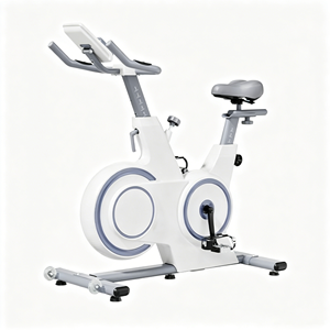 Cyclette Commerciale da Interno con Resistenza Magnetica, in Acciaio, Ecologica, Silenziosa, per Fitness Domestico, Autopropulsa, 140kg - Product Image 2