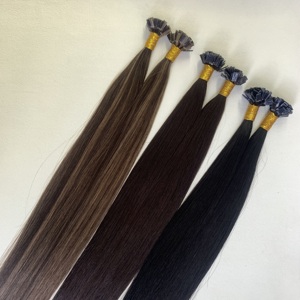 ¡Gran Oferta! Nuevas Extensiones de Cabello con Punta de Queratina, Cabello Humano Virgen con Cutícula Alineada, Extensiones de Cabello con Punta Plana y Punta K - Product Image 1