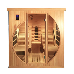 Sauna infrarouge à spectre complet en acrylique avec panneau de commande d'<span class=keywords><strong>ordinateur</strong></span> Luxe moderne à deux lits - Product Image 1