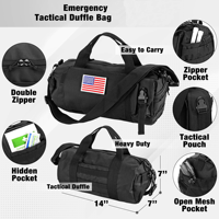 Sac à bandoulière tactique personnalisé robuste de grande capacité Sac de tir tactique