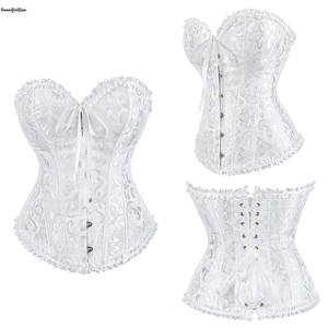 Plus Size Xxs-xxxxxxl Taillen trainings korsetts und Bustiers Blau Rosa Rot Grün Rüschen Overbust Korsett Top Victor ianos für Frauen - Product Image 6