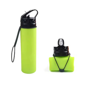 Botella de Agua Deportiva Plegable de Silicona Libre de BPA con Agarre Ergonómico para Gimnasio - Product Image 4